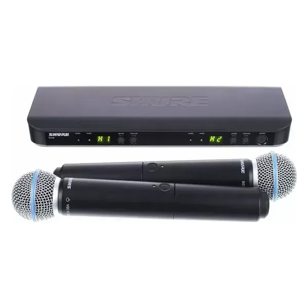 Shure BLX288/SM-Beta 58A — wypożyczalnia Warszawa