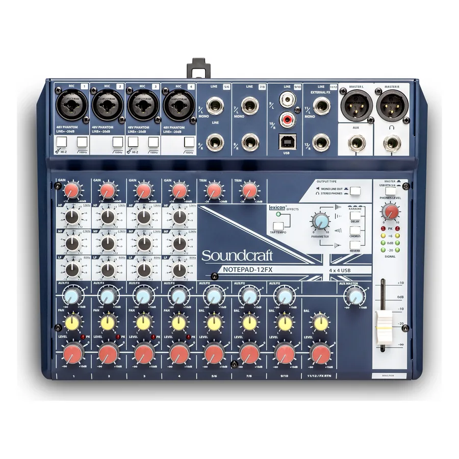 Soundcraft Notepad 12FX — wypożyczalnia Warszawa